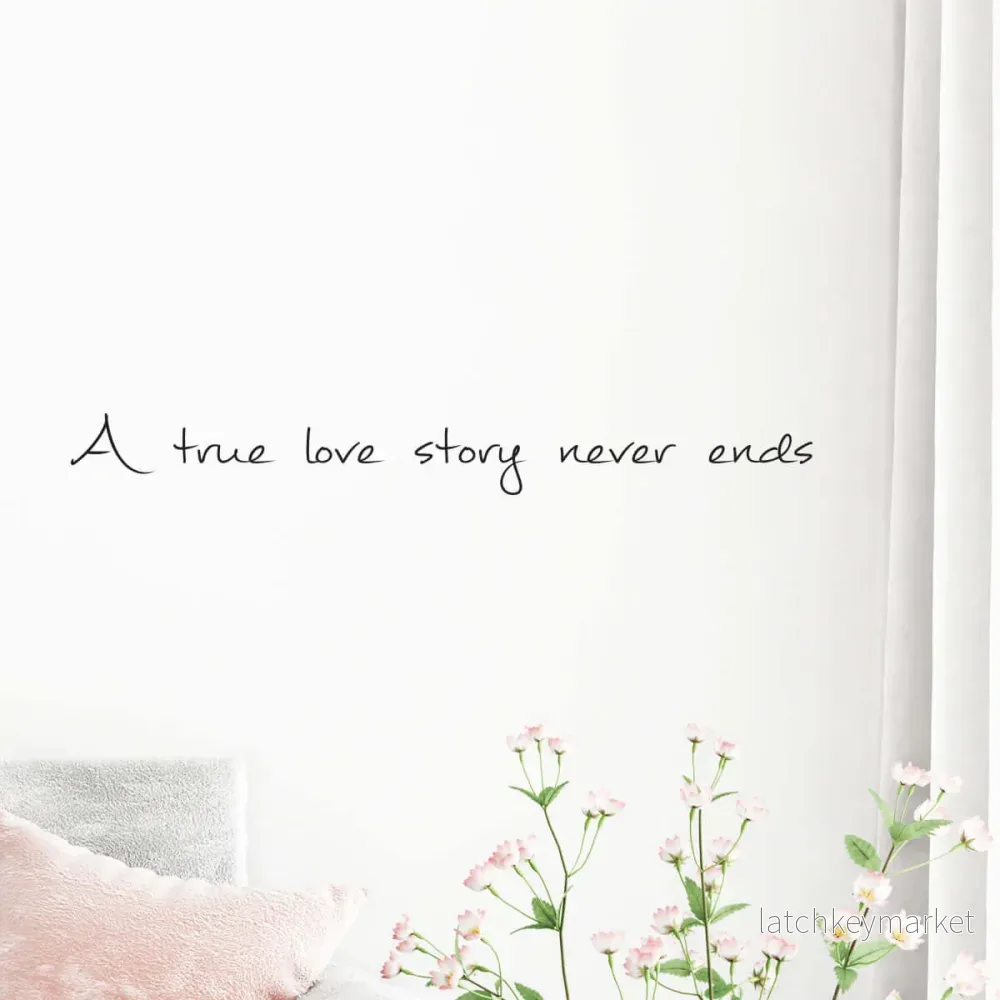 Väggord A true love story Väggord A true love story