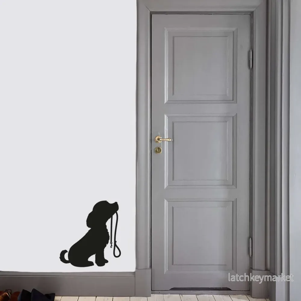 Väggdekor hund med koppel Väggdekor hund med koppel