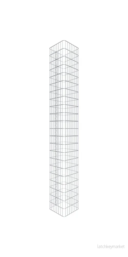 Gabionpelare 42 x 42 cm, MW 5 x 10 cm kvadrat - Bild 2