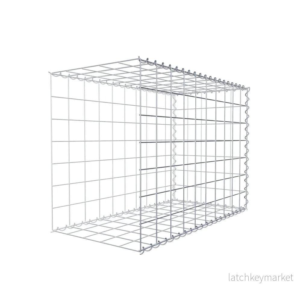 Extra gabion typ 2 100 cm x 70 cm x 50 cm (L x H x D), maskstorlek 10 cm x 10 cm, spiral - Bild 3
