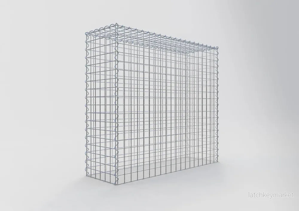 Påväxt gabion typ 3 100 cm x 90 cm x 30 cm (L x H x D), maskstorlek 5 cm x 5 cm, spiral - Bild 2