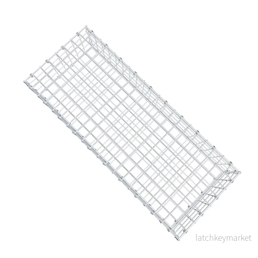 Gabion 100 cm x 20 cm x 40 cm (L x H x D), maskstorlek 5 x 5 cm, spiralring - Bild 3