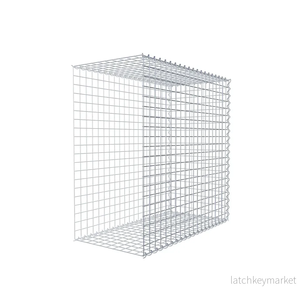 Extra gabion typ 2 100 cm x 100 cm x 50 cm (L x H x D), maskstorlek 5 cm x 5 cm, spiral - Bild 3