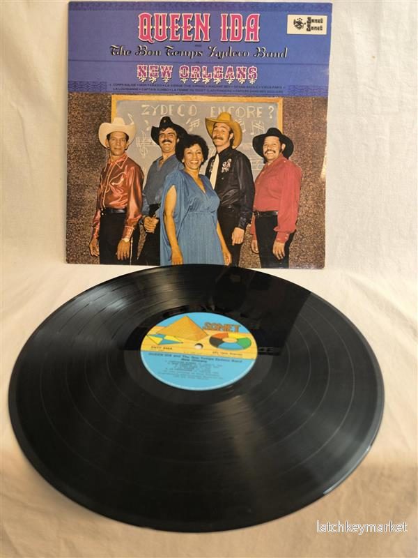 Queen Ida & The Bon Temps Zydeco Band – New Orleans (LP, Sonet)