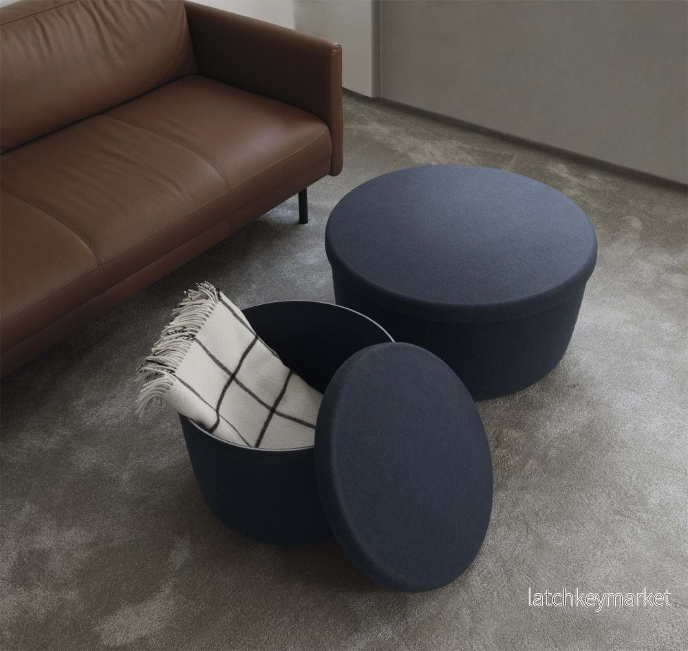 Hide Storage Pouf Small - Bild 3