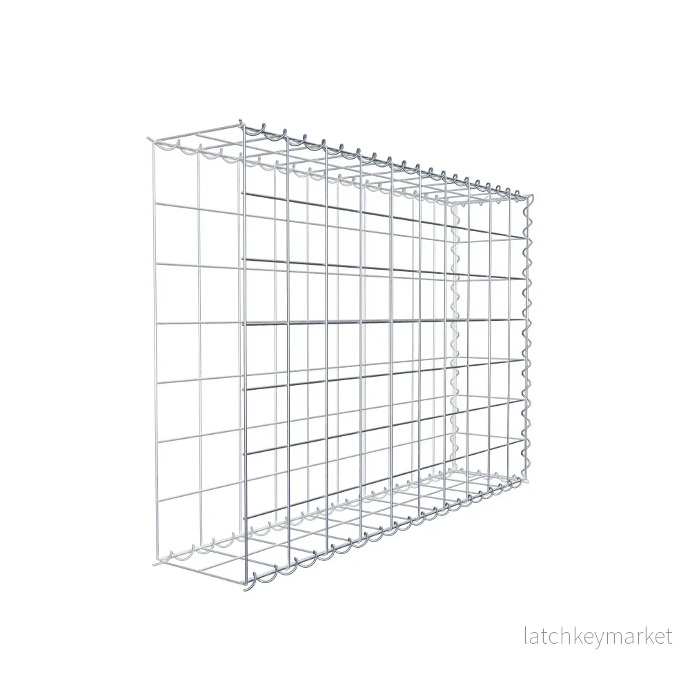 Extra gabion typ 2 100 cm x 70 cm x 20 cm (L x H x D), maskstorlek 10 cm x 10 cm, spiral - Bild 3