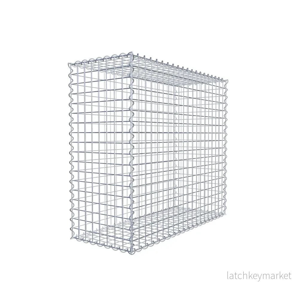 Gabion 100 cm x 90 cm x 40 cm (L x H x D), maskstorlek 5 cm x 5 cm, spiral Gabion 100 cm x 90 cm x 40 cm (L x H x D), maskstorlek 5 cm x 5 cm, spiral