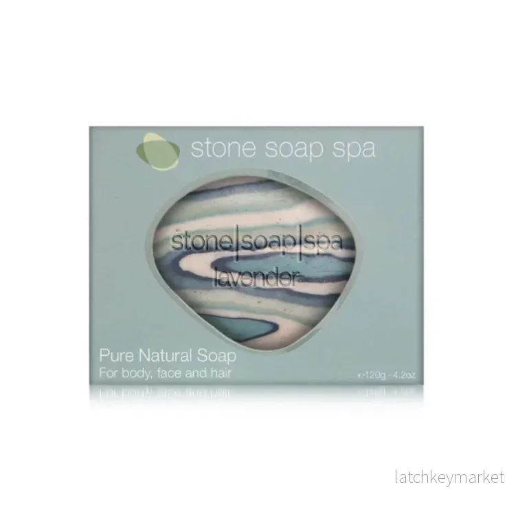 STONE SOAP SPA - "Lavender", Scent of LAVENDER 120g - Bild 2