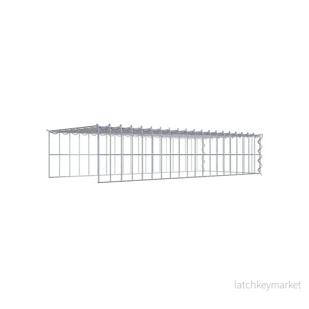Extra gabion typ 4 100 cm x 20 cm x 40 cm (L x H x D), maskstorlek 5 cm x 10 cm, spiral