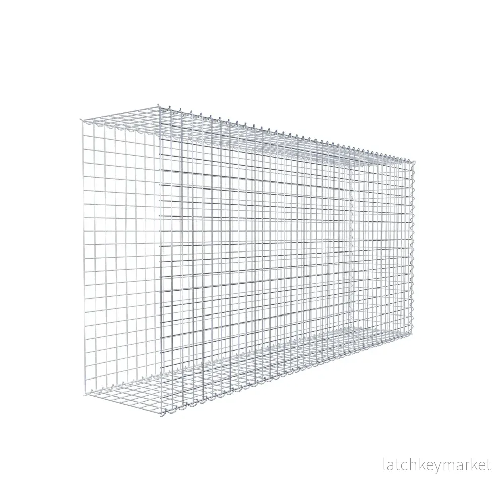 Extra gabion typ 2 200 cm x 100 cm x 40 cm (L x H x D), maskstorlek 5 cm x 5 cm, spiral - Bild 3