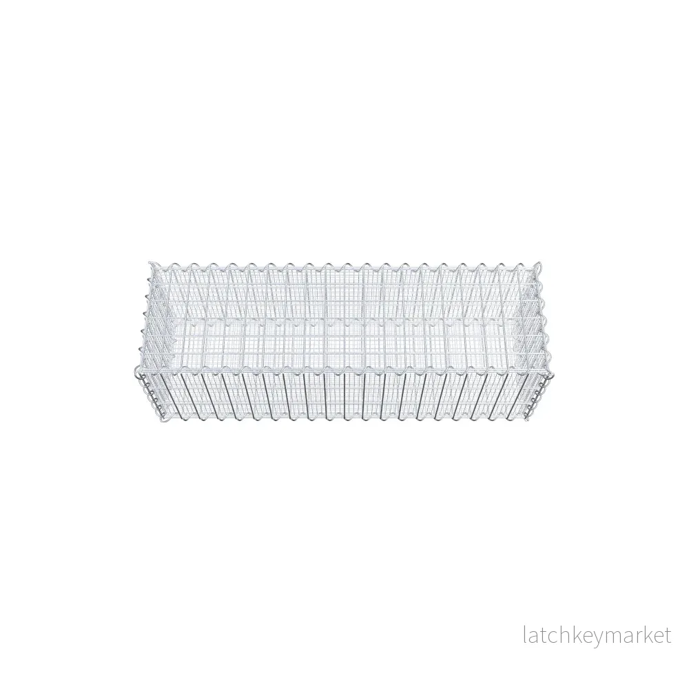 Sandgabion 100 cm x 30 cm x 30 cm (L x H x D), maskstorlek 5 cm x 10 cm, spiral - Bild 3