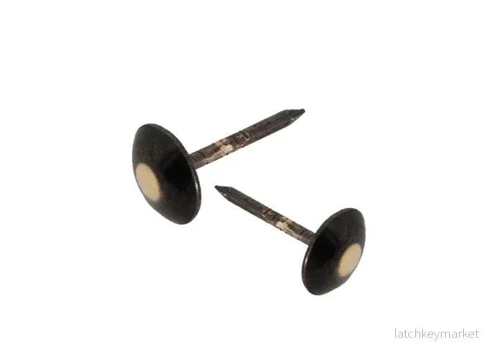 Möbelspik dekorspik brons rund  Ø 18 mm