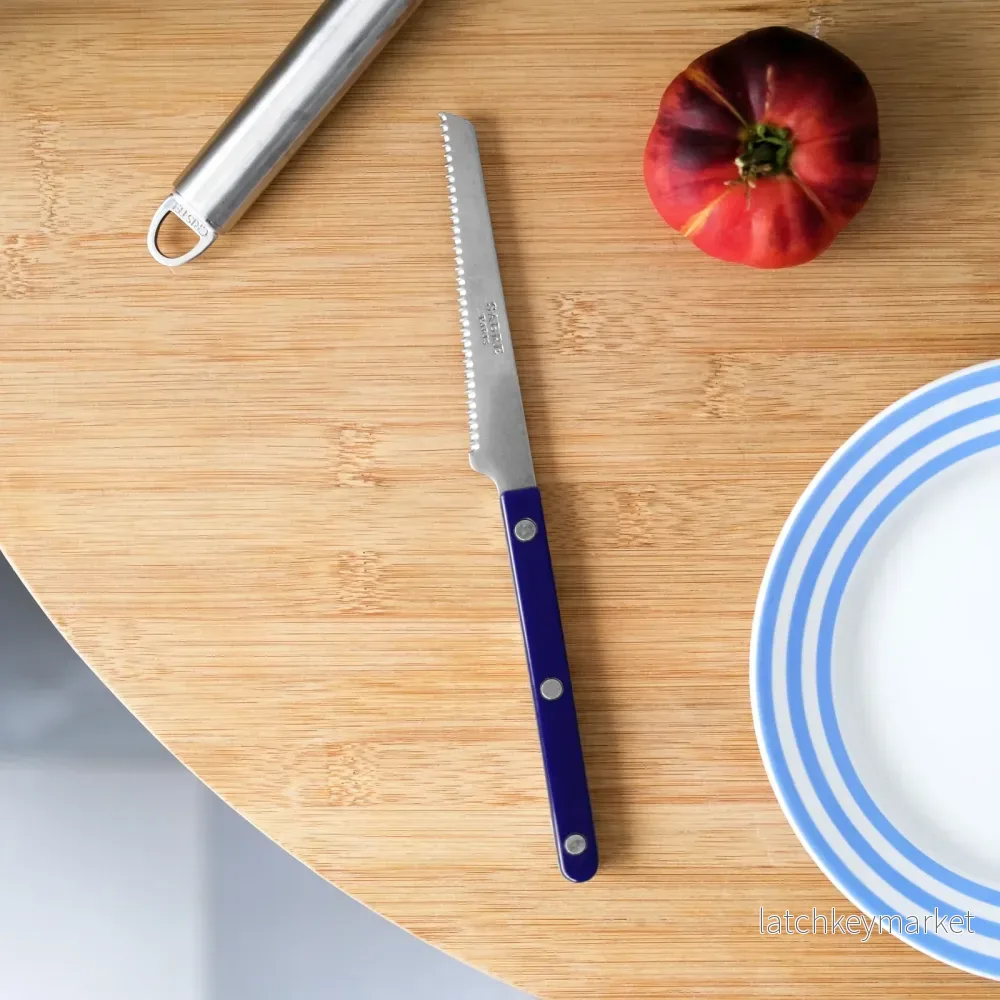 Sabre Paris Vintage Tomato Knife Navy Blue Sabre Paris Vintage Tomato Knife Navy Blue