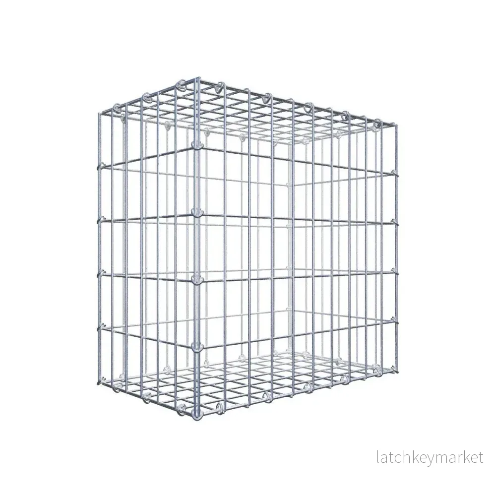 Gabion 50 cm x 50 cm x 30 cm (L x H x D), maskstorlek 5 cm x 10 cm, C-ring Gabion 50 cm x 50 cm x 30 cm (L x H x D), maskstorlek 5 cm x 10 cm, C-ring