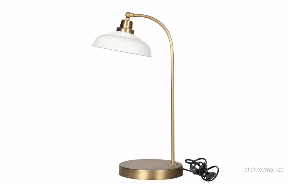Bordslampa Noa Emalj Shell 30x52cm HH Bordslampa Noa Emalj Shell 30x52cm HH