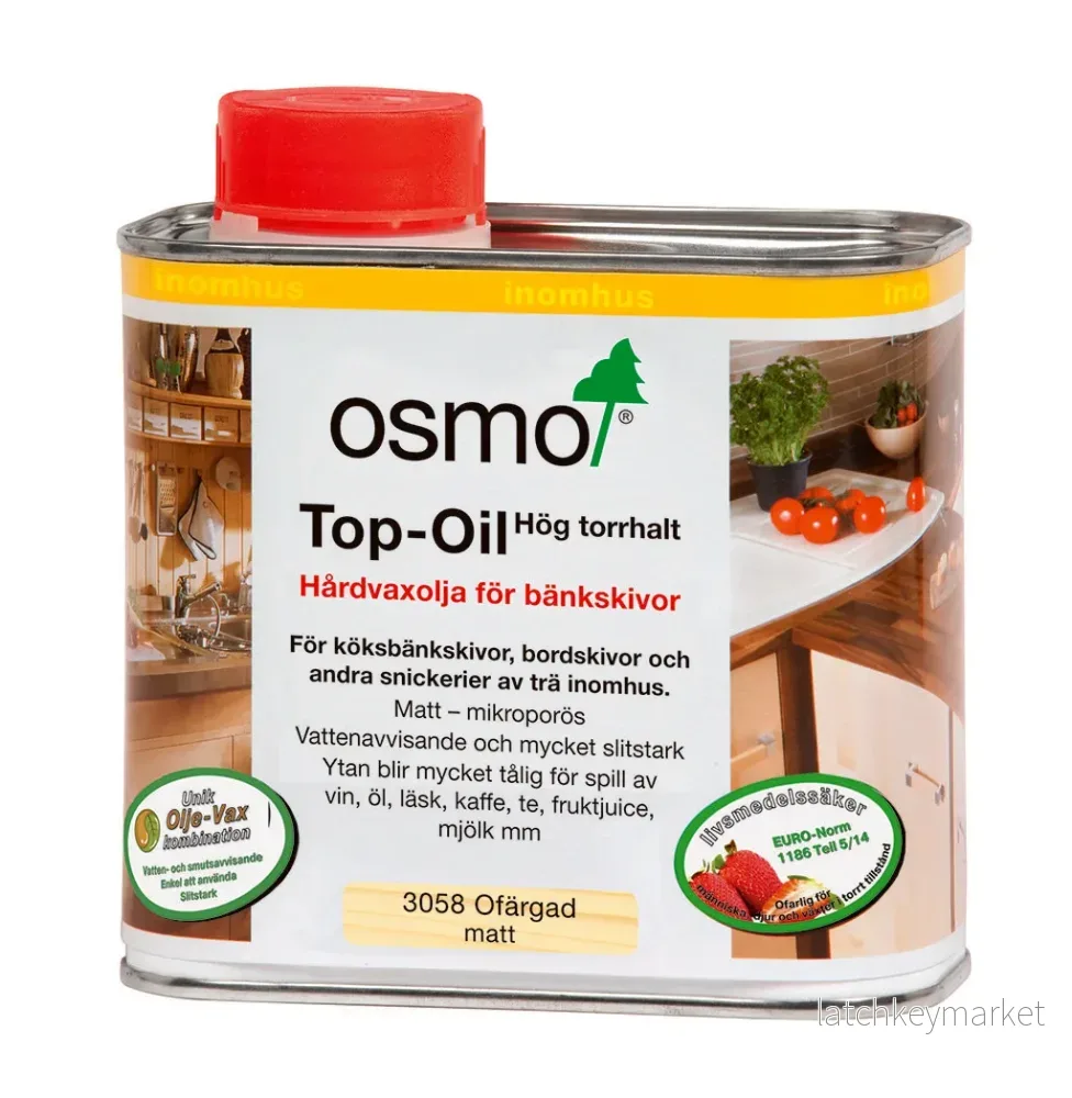 Osmo top-oil ofärgad 0,5 l 3058 Osmo top-oil ofärgad 0,5 l 3058
