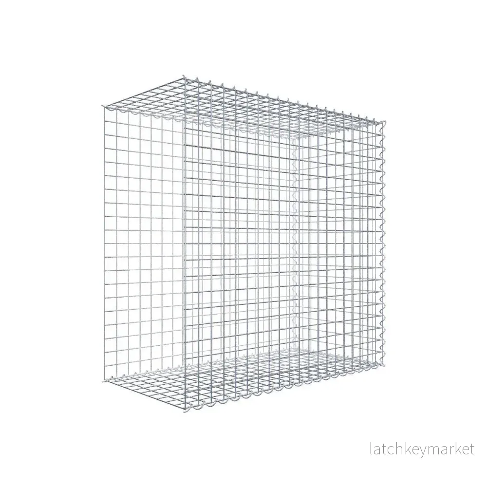 Extra gabion typ 2 100 cm x 100 cm x 50 cm (L x H x D), maskstorlek 5 cm x 5 cm, spiral Extra gabion typ 2 100 cm x 100 cm x 50 cm (L x H x D), maskstorlek 5 cm x 5 cm, spiral