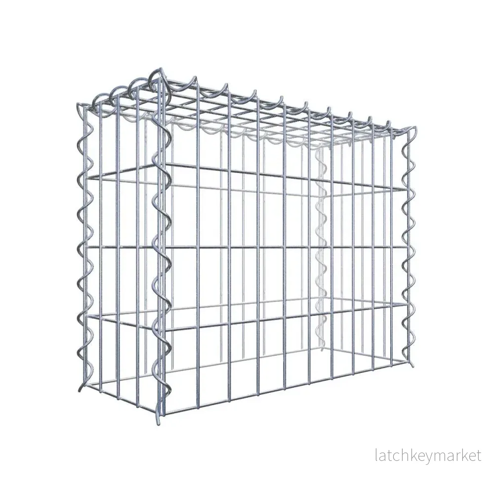 Extra gabion typ 3 50 cm x 40 cm x 20 cm (L x H x D), maskstorlek 5 cm x 10 cm, spiral Extra gabion typ 3 50 cm x 40 cm x 20 cm (L x H x D), maskstorlek 5 cm x 10 cm, spiral