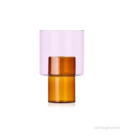 Vase Boreale Amber & Pink Vase Boreale Amber & Pink
