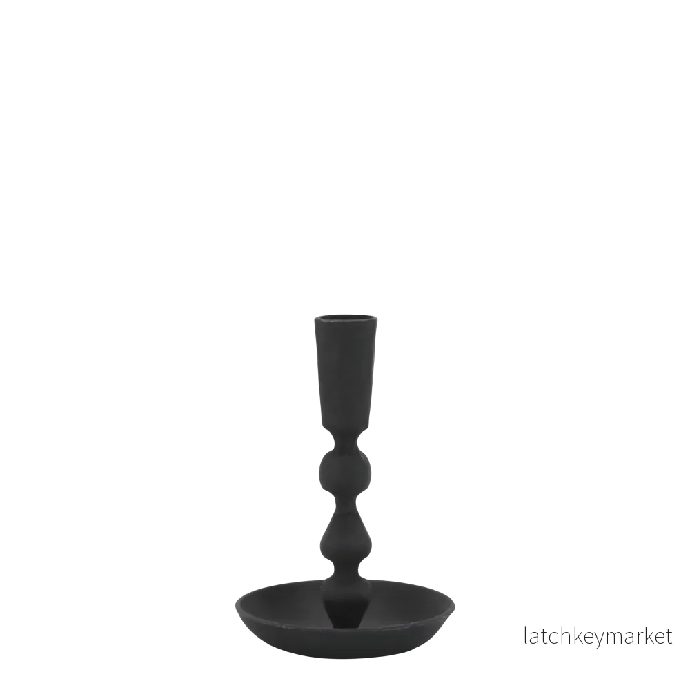 Ljusstake 2-pack Järn antik svart H14,5/Ø9,5 cm - Bild 2
