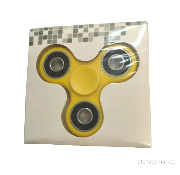 Fidget Spinner – Gul med kullager