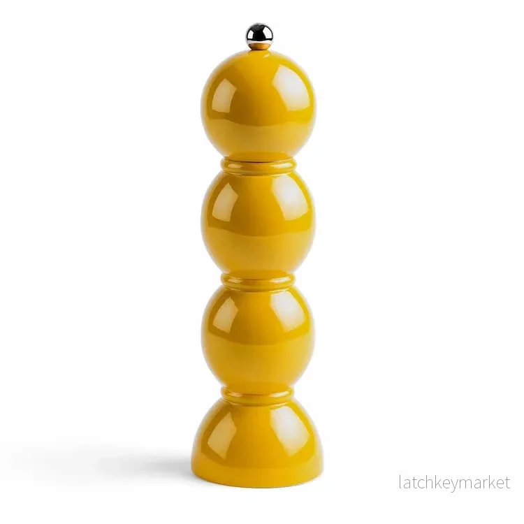 Bobbin Salt & Pepper Mill Mustard Bobbin Salt & Pepper Mill Mustard