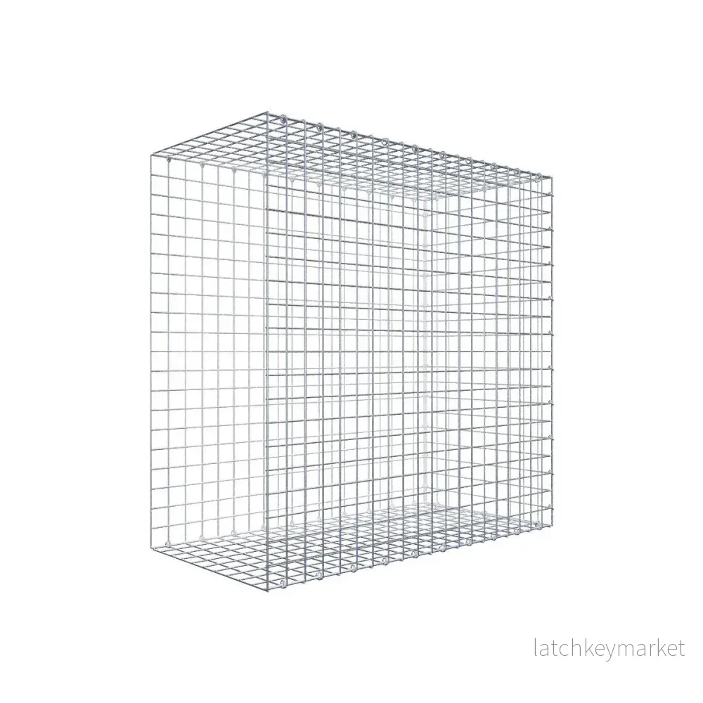 Extra gabion typ 2 100 cm x 100 cm x 50 cm (L x H x D), maskstorlek 5 cm x 5 cm, C-ring Extra gabion typ 2 100 cm x 100 cm x 50 cm (L x H x D), maskstorlek 5 cm x 5 cm, C-ring