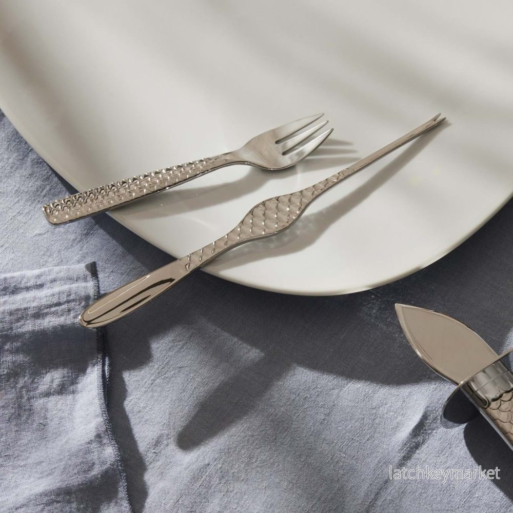 Colombina Fish Set Of 4 Shellfish Forks - Bild 2