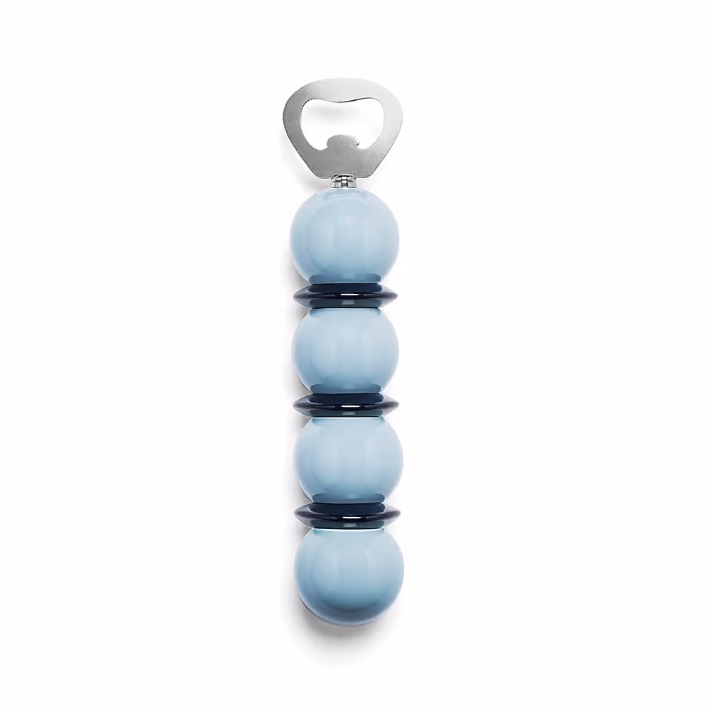Bobbin Bottle Opener Pale Denim & Navy Bobbin Bottle Opener Pale Denim & Navy