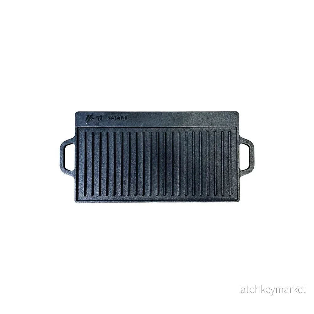 Satake Outdoor Grillplatta/Stekbord för Grill/Öppen eld/Spis-Induktionshäll