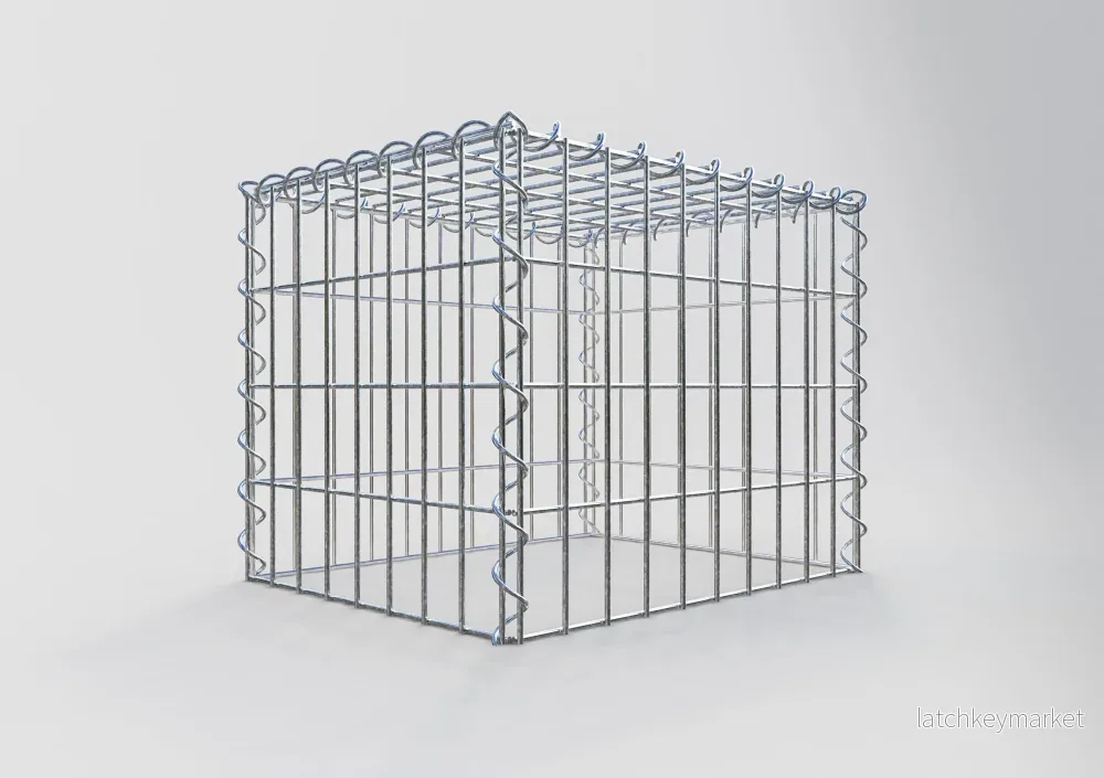 Extra gabion typ 3 50 cm x 40 cm x 40 cm (L x H x D), maskstorlek 5 cm x 10 cm, spiral - Bild 2