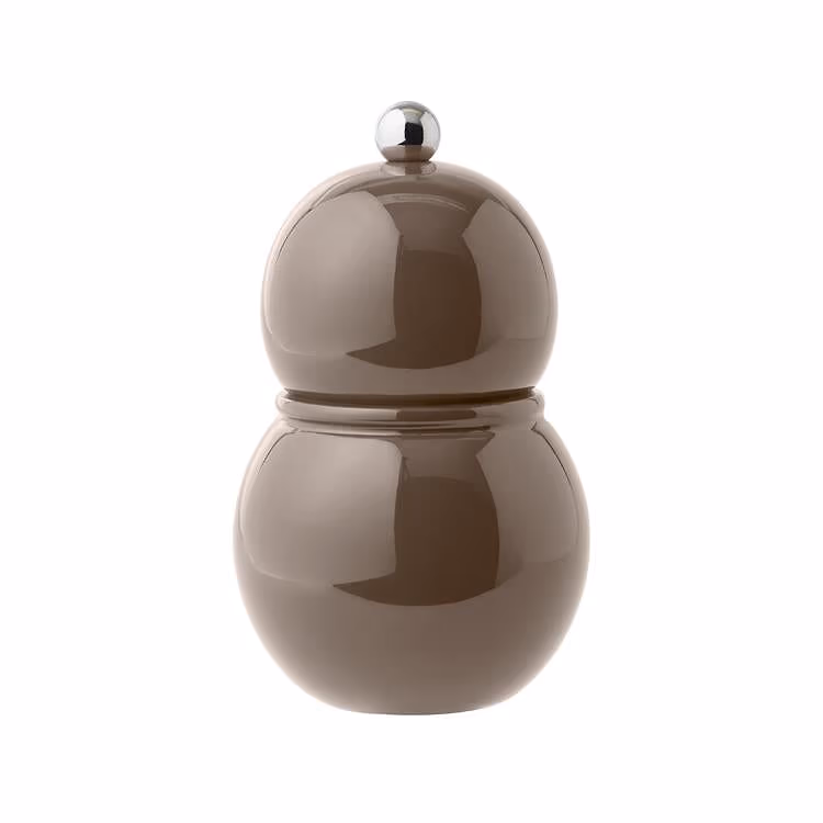 Small Bobbin Salt & Pepper Mill Warm Grey Small Bobbin Salt & Pepper Mill Warm Grey