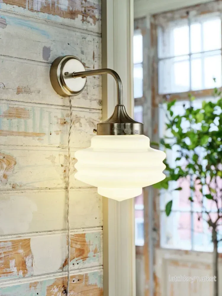 Vägglampa Valter Mässing/Opal Vit - Bild 2