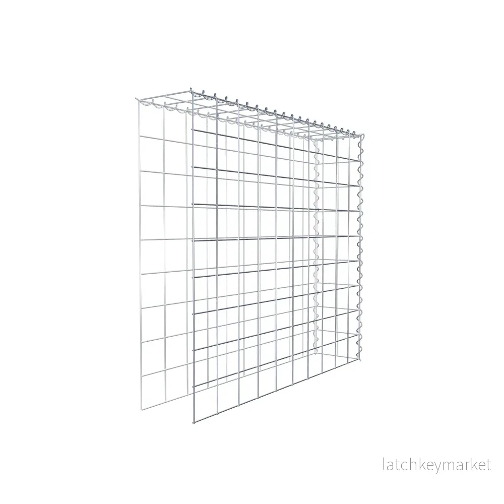 Extra gabion typ 4 100 cm x 90 cm x 20 cm (L x H x D), maskstorlek 10 cm x 10 cm, spiral - Bild 3