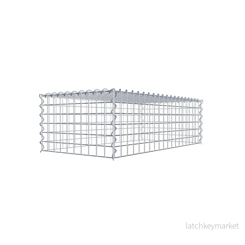 Extra gabion typ 3 100 cm x 30 cm x 50 cm (L x H x D), maskstorlek 5 cm x 5 cm, spiral - Bild 3