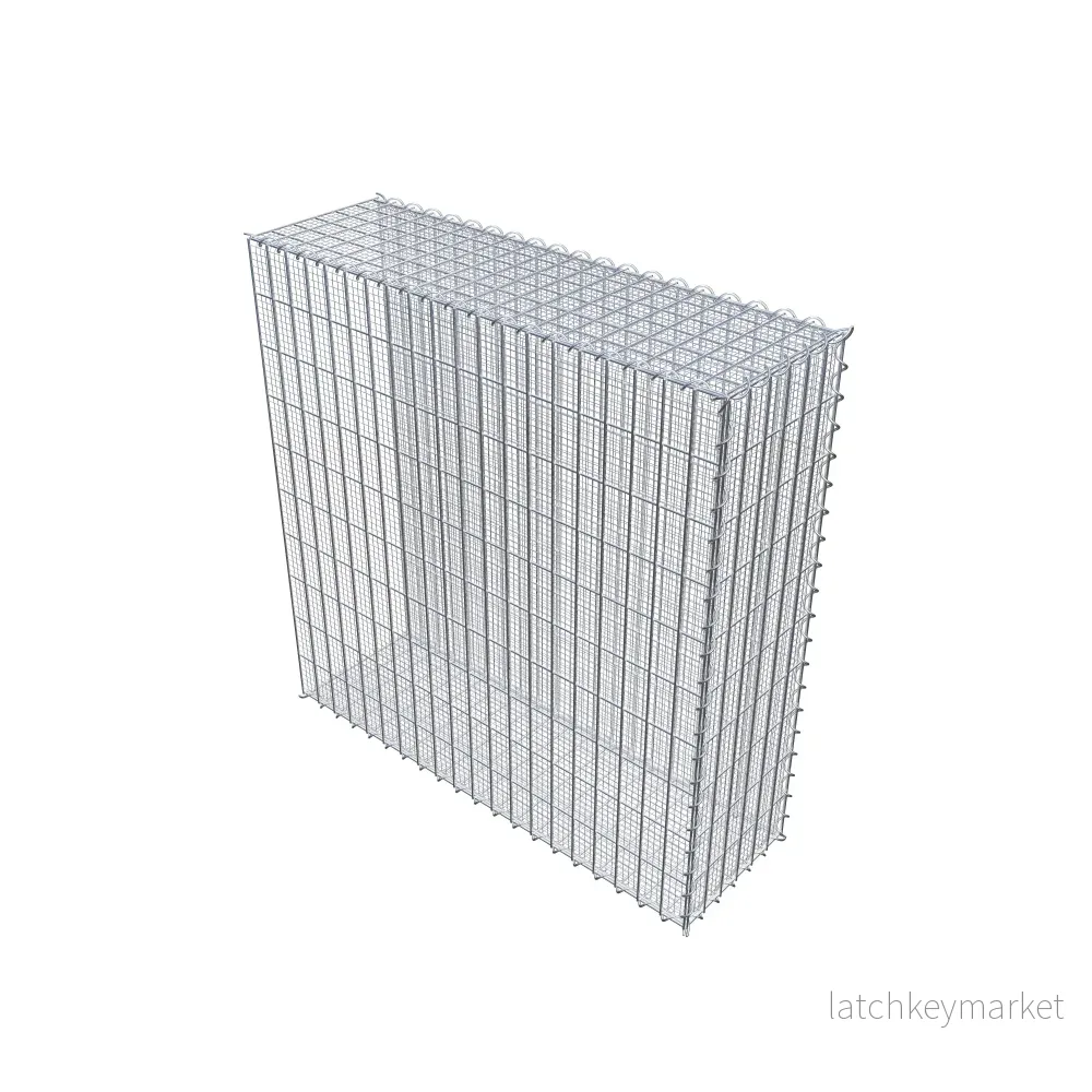 Grusodling gabion typ 2 100 cm x 100 cm x 30 cm (L x H x D), maskstorlek 5 cm x 10 cm, spiral - Bild 2