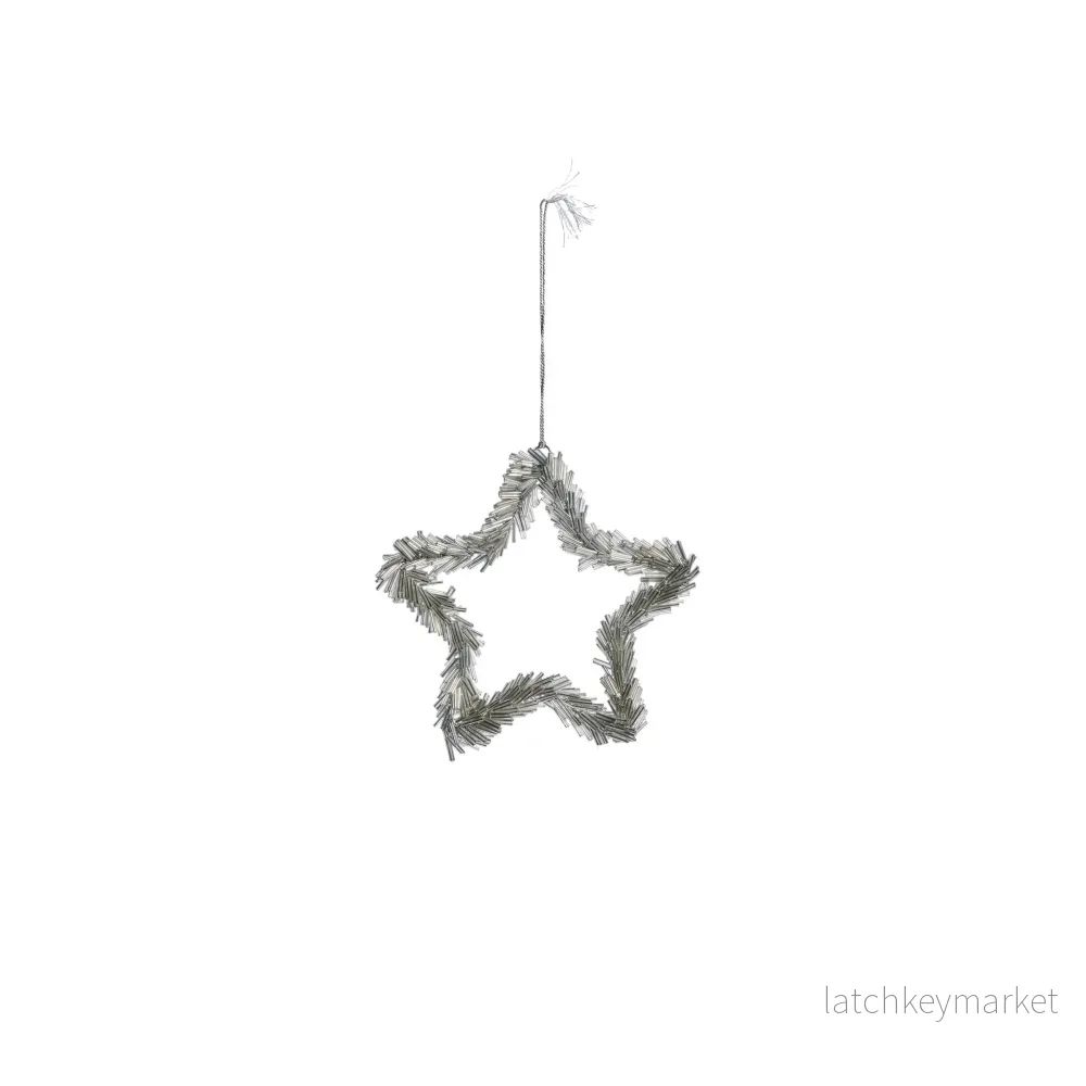 Almine ornament H16 cm. silver Almine ornament H16 cm. silver