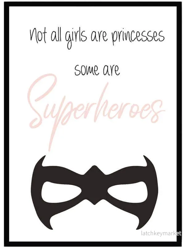 Barntavla - Superheroes