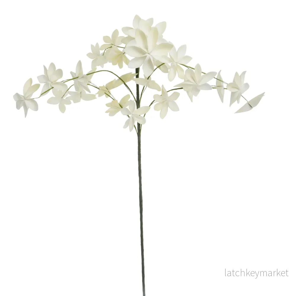 Happia blomsterdekoration H7 cm. Gul Happia blomsterdekoration H7 cm. Gul