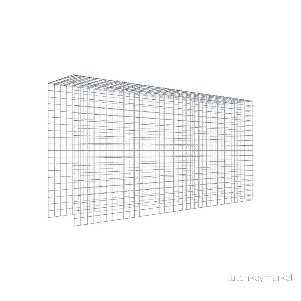 Extra gabion typ 4 200 cm x 100 cm x 40 cm (L x H x D), maskstorlek 5 cm x 5 cm, C-ring Extra gabion typ 4 200 cm x 100 cm x 40 cm (L x H x D), maskstorlek 5 cm x 5 cm, C-ring