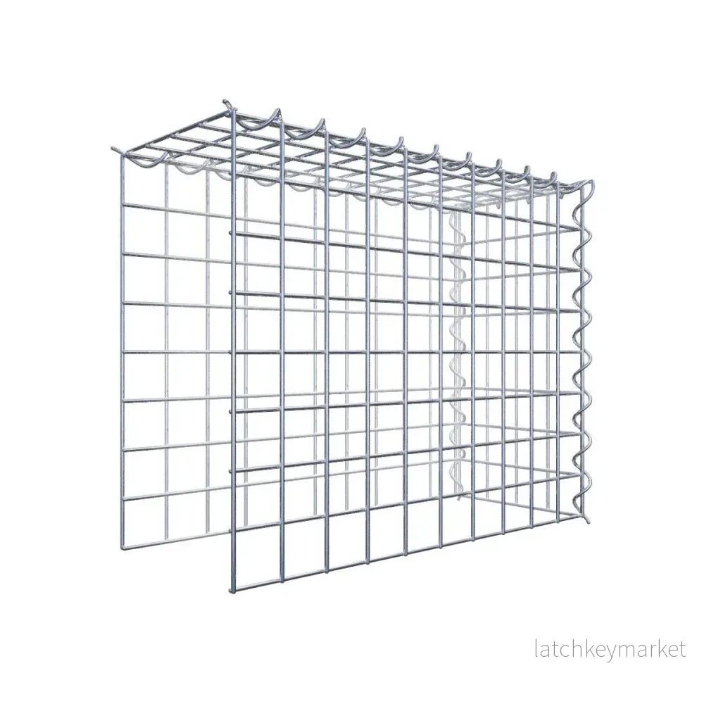 Extra gabion typ 4 50 cm x 40 cm x 20 cm (L x H x D), maskstorlek 5 cm x 5 cm, spiral Extra gabion typ 4 50 cm x 40 cm x 20 cm (L x H x D), maskstorlek 5 cm x 5 cm, spiral