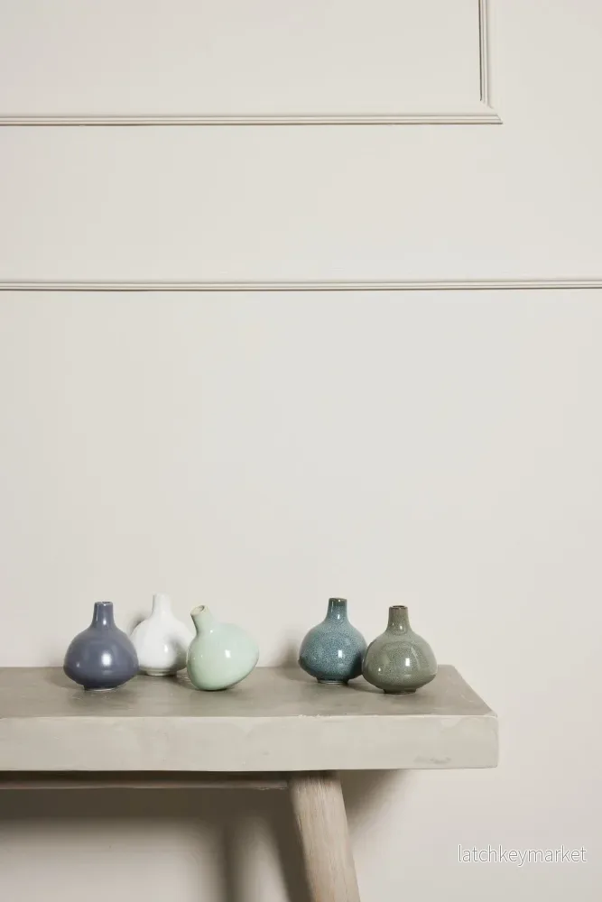 Helene vas H9 Ø8 cm. vit - Bild 3