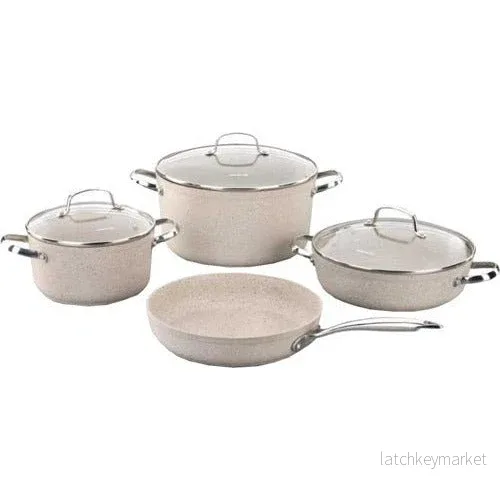 Korkmaz Granite Granite 7 Delar Cookware A1272
