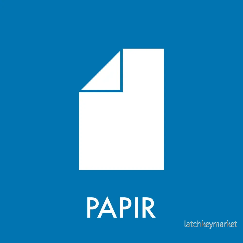 Avfallssortering – Papper Avfallssortering – Papper