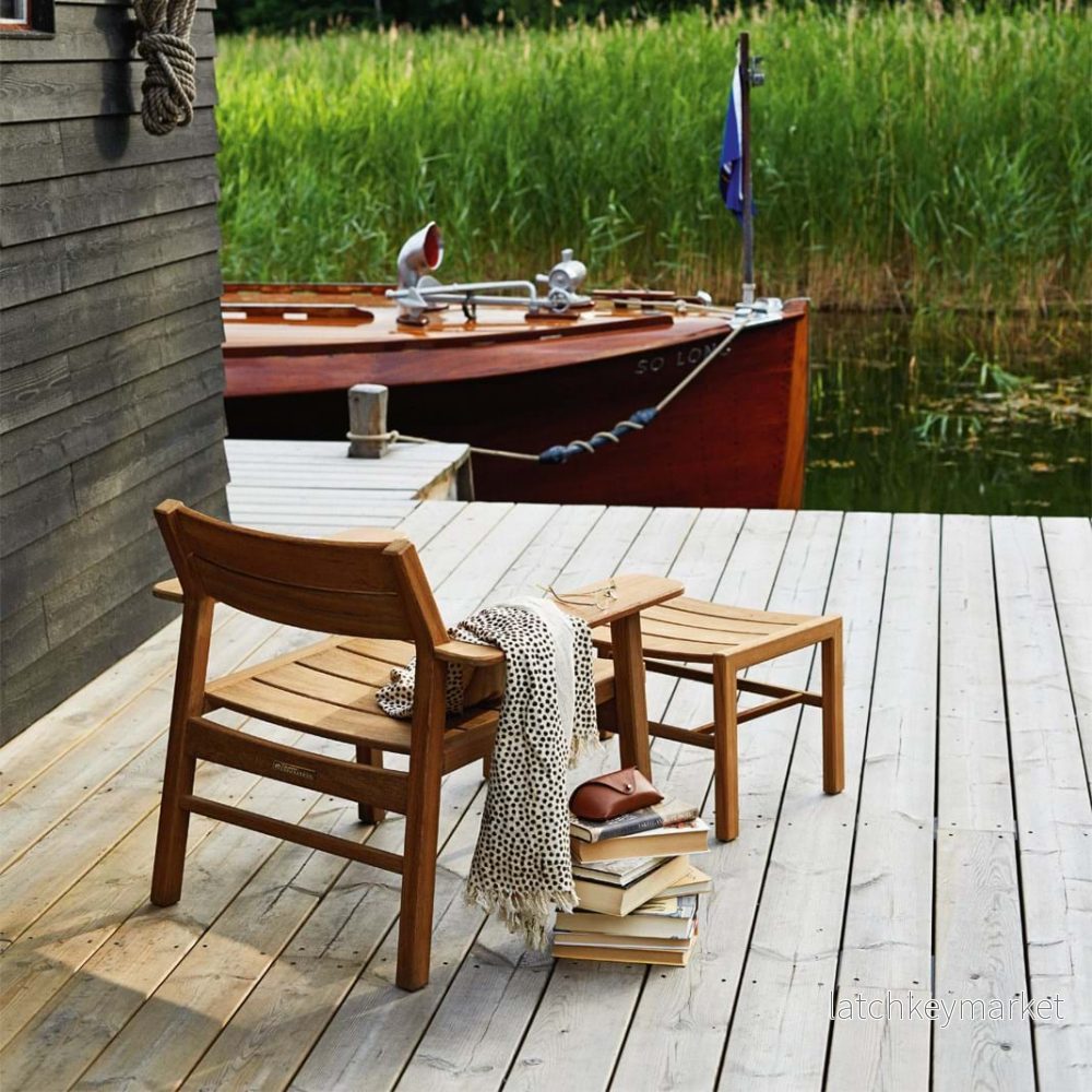Djurö Fotpall - Teak - Bild 2