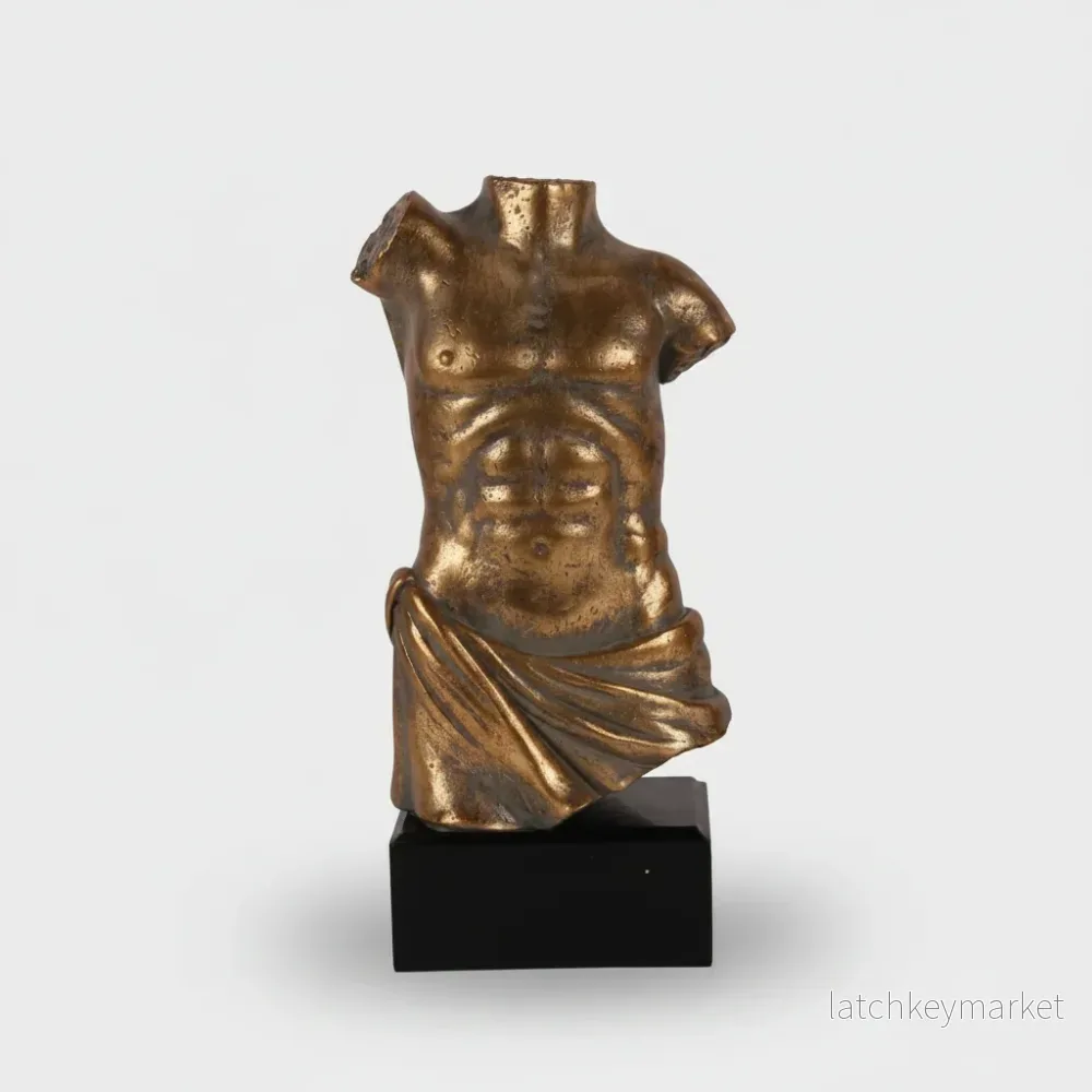 Mansbyst i resin – 27 cm Mansbyst i resin – 27 cm