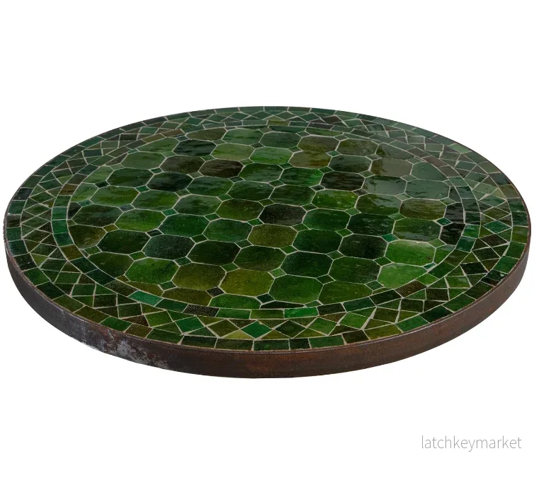 Moroccan Mosaic Table ‘Olive Green’