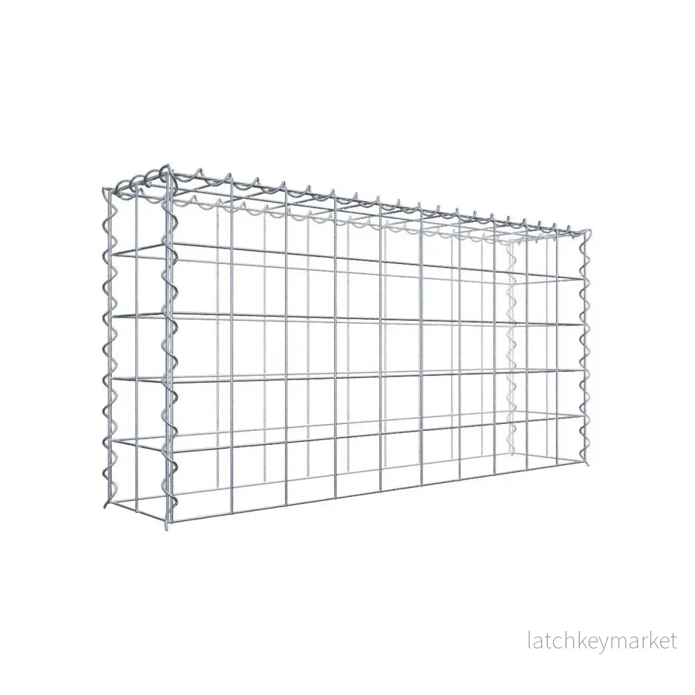 Extra gabion typ 3 100 cm x 50 cm x 20 cm (L x H x D), maskstorlek 10 cm x 10 cm, spiral Extra gabion typ 3 100 cm x 50 cm x 20 cm (L x H x D), maskstorlek 10 cm x 10 cm, spiral