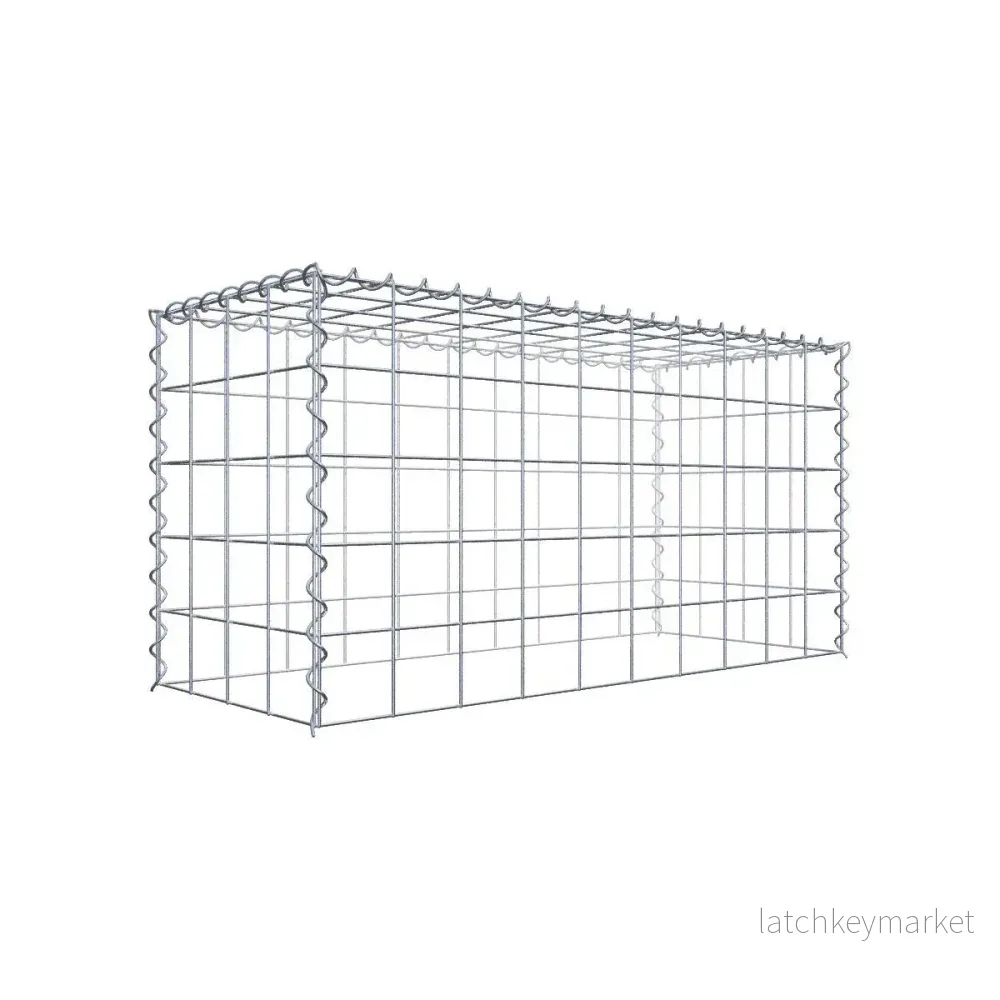 Extra gabion typ 3 100 cm x 50 cm x 40 cm (L x H x D), maskstorlek 10 cm x 10 cm, spiral Extra gabion typ 3 100 cm x 50 cm x 40 cm (L x H x D), maskstorlek 10 cm x 10 cm, spiral
