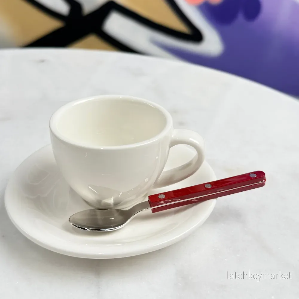 Sabre Paris Little Espresso Spoon Burgundy Sabre Paris Little Espresso Spoon Burgundy